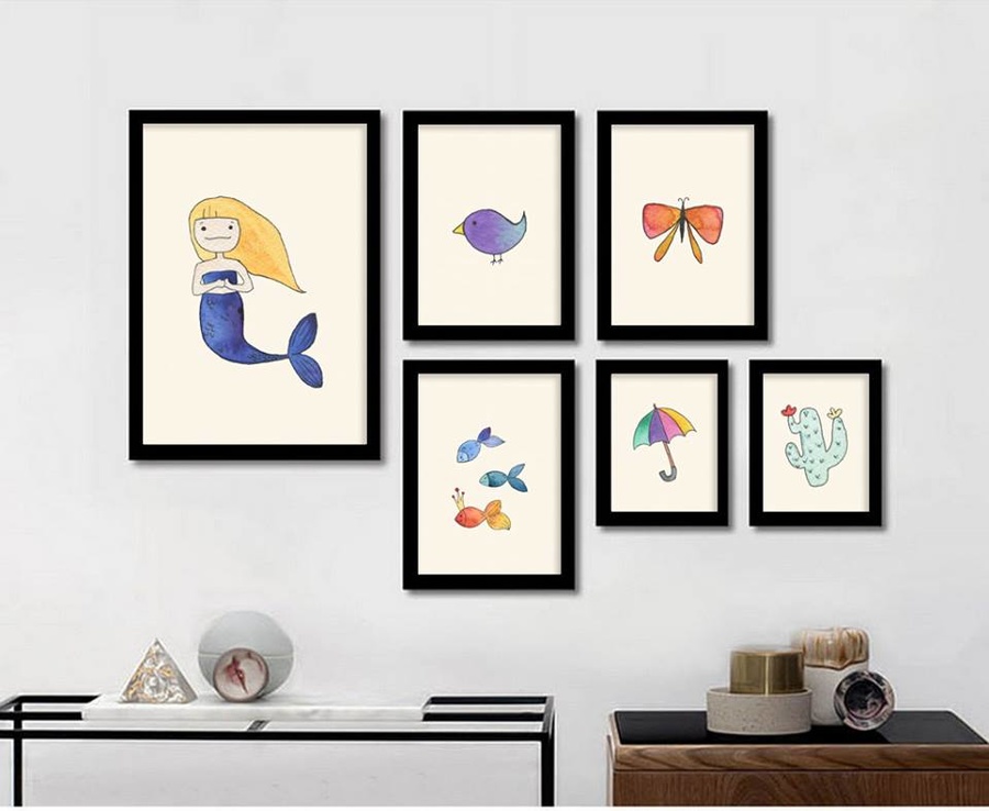 Bộ khung ảnh nàng tiên cá