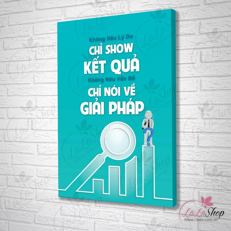 Tranh treo tường không nêu lý do chỉ show kết quả