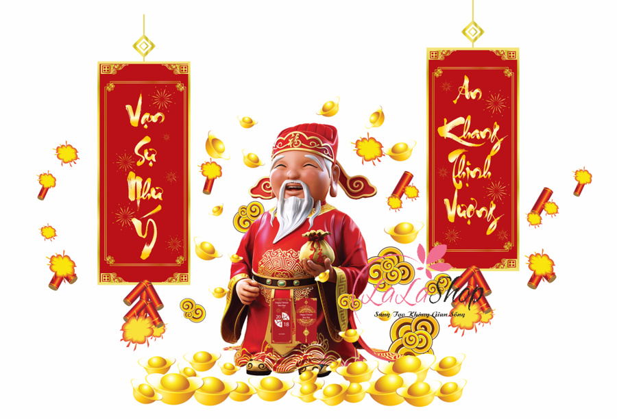 Combo Decal Trang Trí Cửa Kính Ngày Tết 35