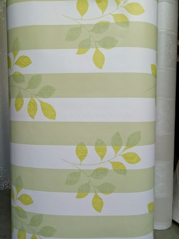 Giấy decal cuộn sọc xanh lá 3 khổ 0.9m