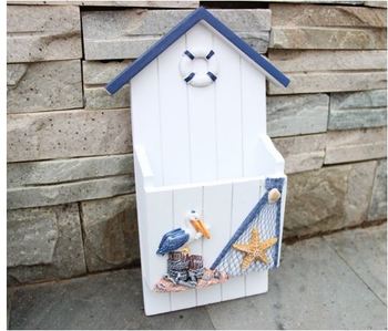 Bảng treo hộp thư gỗ biển 4