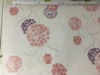 Decal cuộn hoa tú cầu đỏ size 1,2m