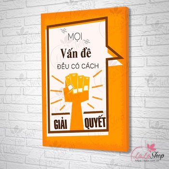 Decal văn phòng mọi vấn đề đều có cách giải quyết