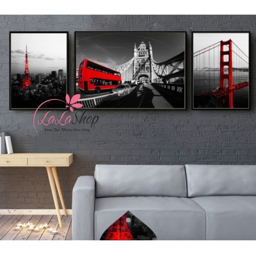 Tranh treo tường cây cầu nghệ thuật