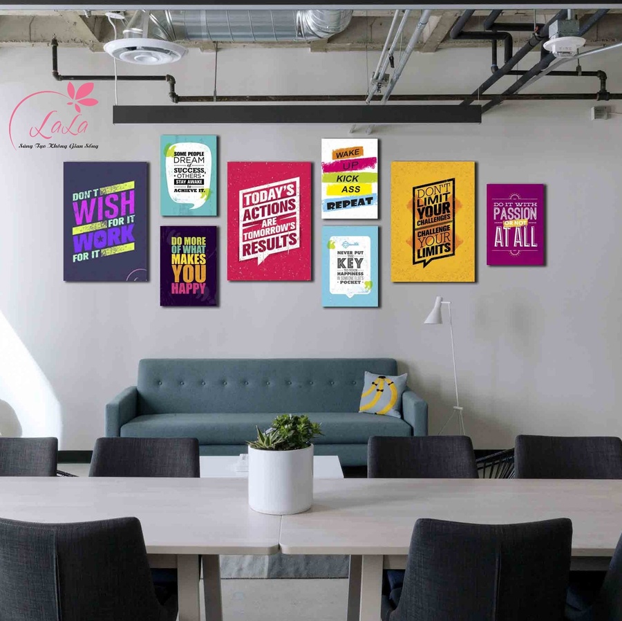 Tranh văn phòng combo 22