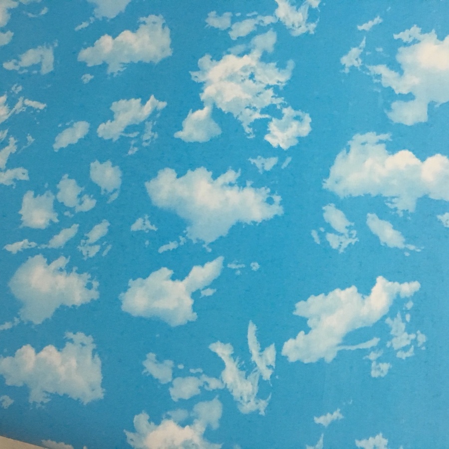 Giấy decal cuộn mây trời 2 khổ 1m2