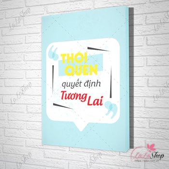 Tranh văn phòng thói quen quyết định tương lai