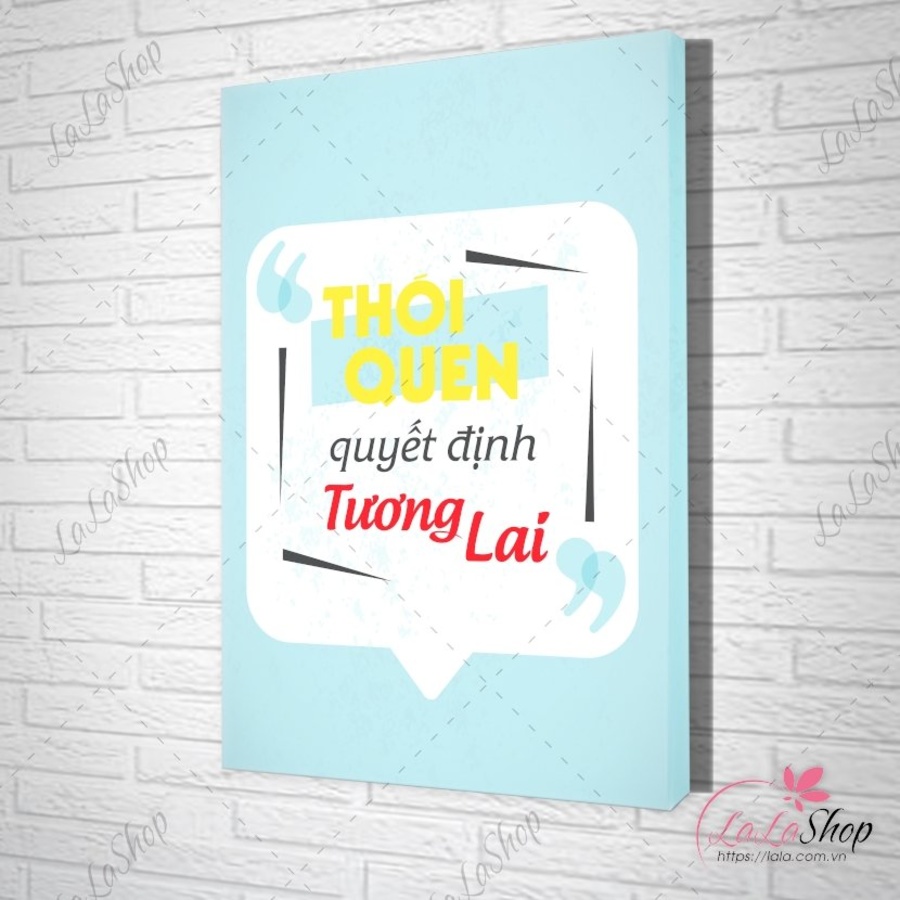 Tranh văn phòng thói quen quyết định tương lai