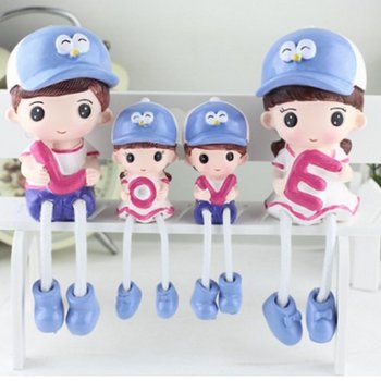 Búp bê gia đình chữ love 2