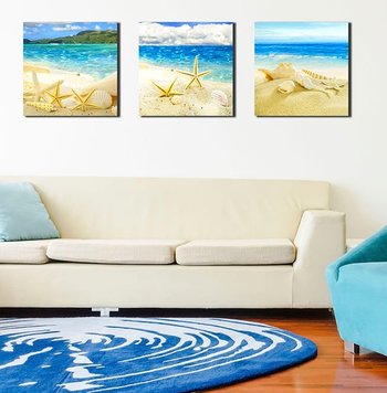 Tranh treo tường phong cảnh sao biển 3