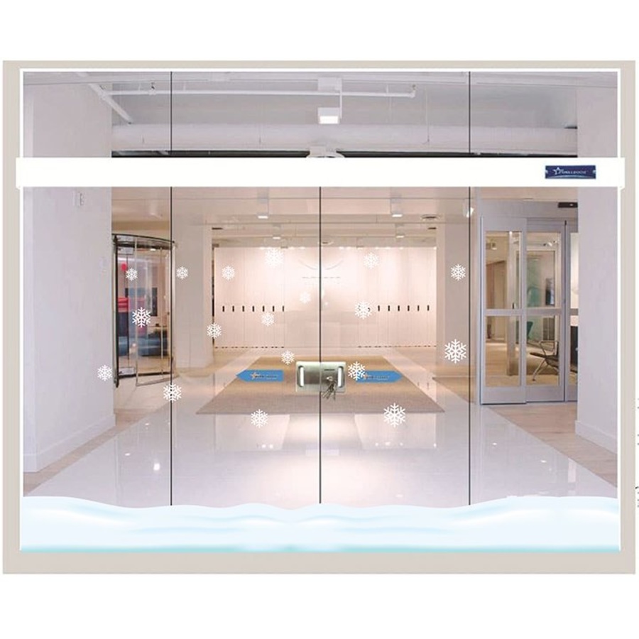 Decal trang trí noel chân tường tuyết Noel