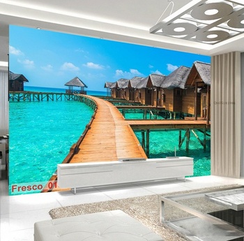 Tranh Dán Tường Khu Nghỉ Dưỡng 3