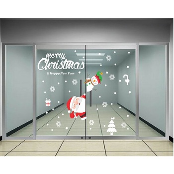 Decal trang trí noel Merry Christmas & Happy New Year 2