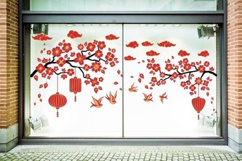 Combo Decal Trang Trí Cửa Kính Ngày Tết 34