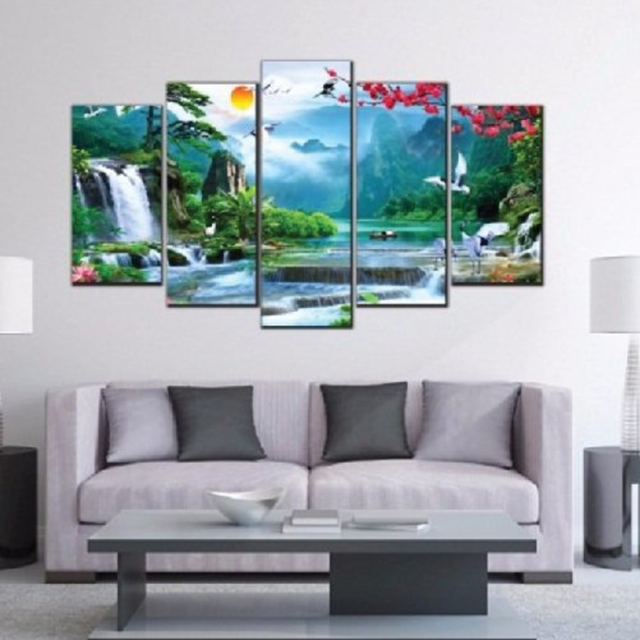 Bộ tranh phong thủy Sơn Thủy Hữu Tình