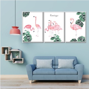 Tranh treo tường đàn hồng hạc A-057