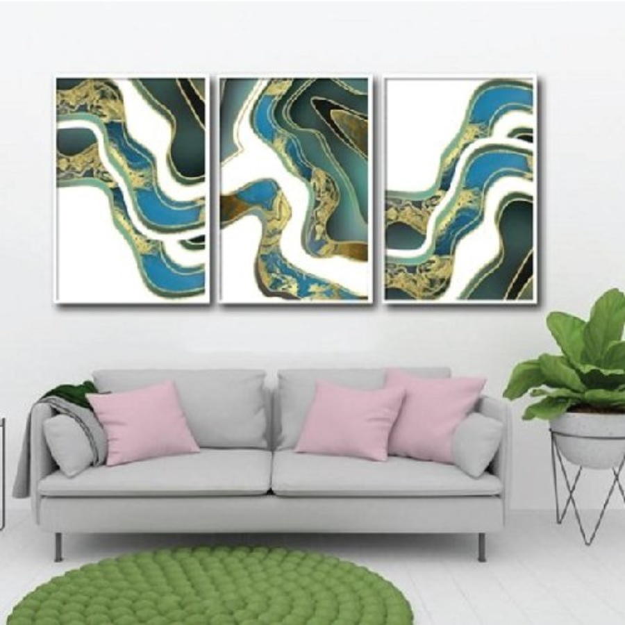 Tranh treo tường vân đá trừu tượng nghệ thuật hiện đại