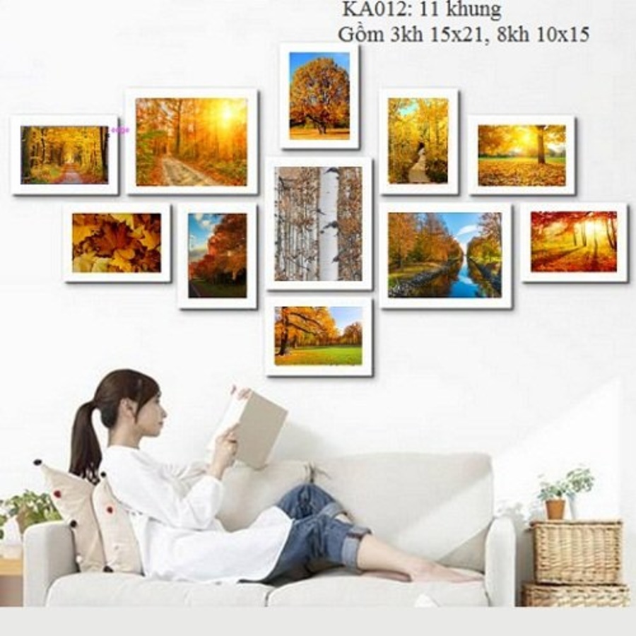Khung gỗ bộ 11 khung - KG012