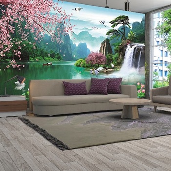 Tranh Dán Tường Thiên Nhiên Sông Nước - Mẫu 11