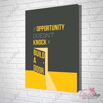 Tranh treo tường build a door