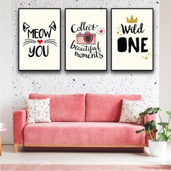 Tranh treo tường wild one nghệ thuật