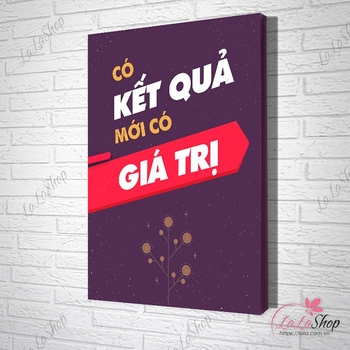 Tranh treo tường có kết quả mới có giá trị