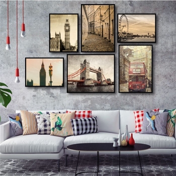 Tranh treo tường London cổ điển