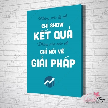 Tranh văn phòng không nêu lý do chỉ show kết quả