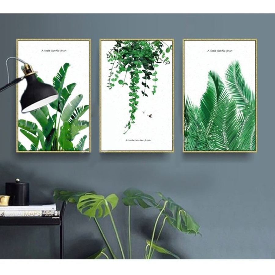 Tranh treo tường thiên nhiên xanh mát (HG)