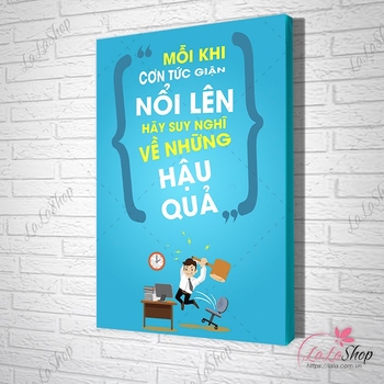 Tranh văn phòng mỗi khi cơn tức giận nổi lên
