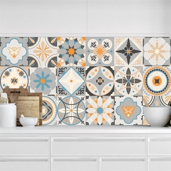 Decal gạch bông hoa văn cổ điển (HG)