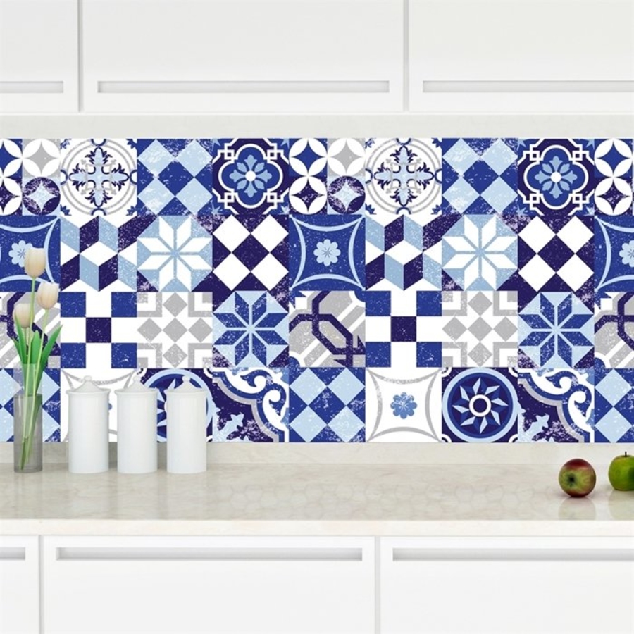 Decal gạch bông thiên thanh 4 (HG)