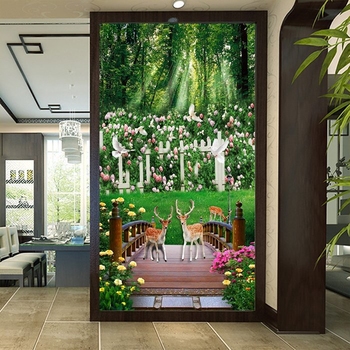 Tranh Dán Tường Đôi Hươu