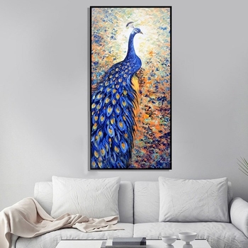 Tranh Treo Tường 3D Công Xanh Kiều Diễm (HG)