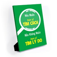 Tranh Slogan Để Bàn