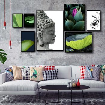 Bộ Tranh Hoa Sen Phật Giáo Thoát Hồng Trần (HG)