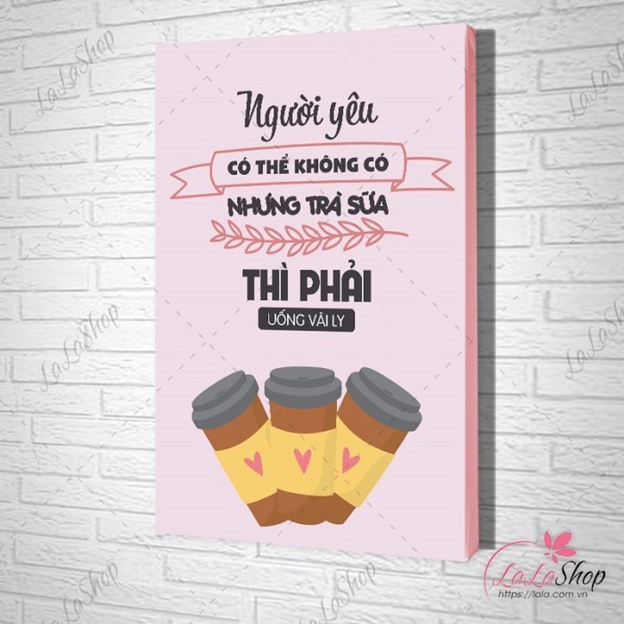 Tranh slogan người yêu có thể không có