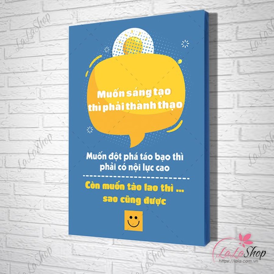 Tranh văn phòng muốn sáng tạo thì phải thành thạo