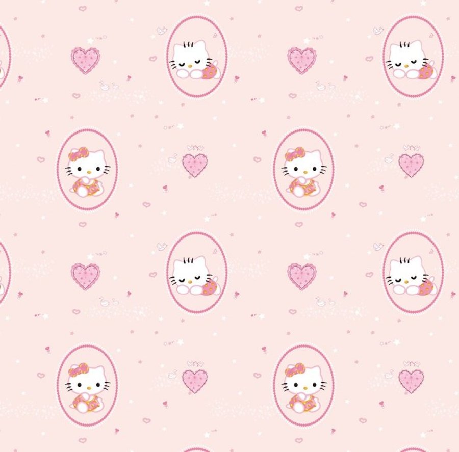 Giấy dán tường hello kitty GHQ2017