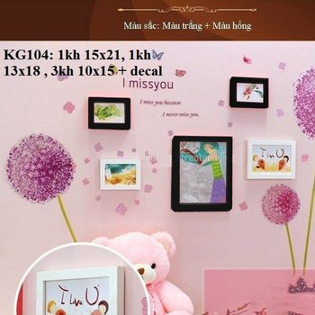 Khung ảnh bộ 5 khung -KA104