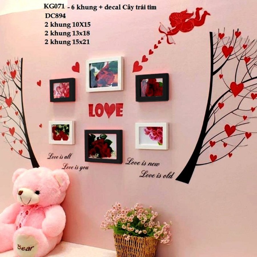 Khung ảnh bộ 6 khung - KA071