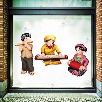 Decal giai điệu nhạc tết (HN)