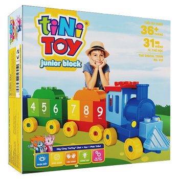 Đồ chơi lắp ráp Junior Block The Digital Train (TN)