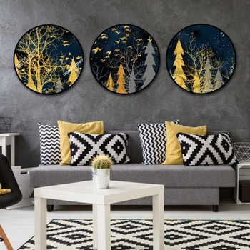 Tranh treo tường rừng cây lá vàng