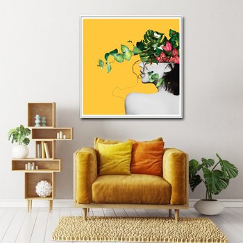 Tranh Treo Tường Cô Gái Hoa Nghệ Thuật