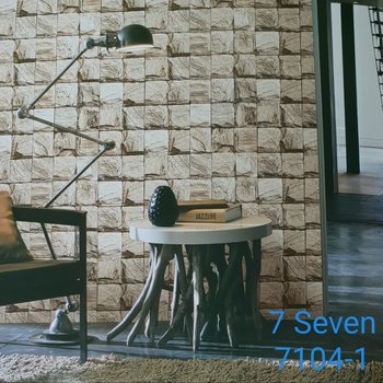 Map giấy dán tường texture giả đá 7 Seven 7104-1