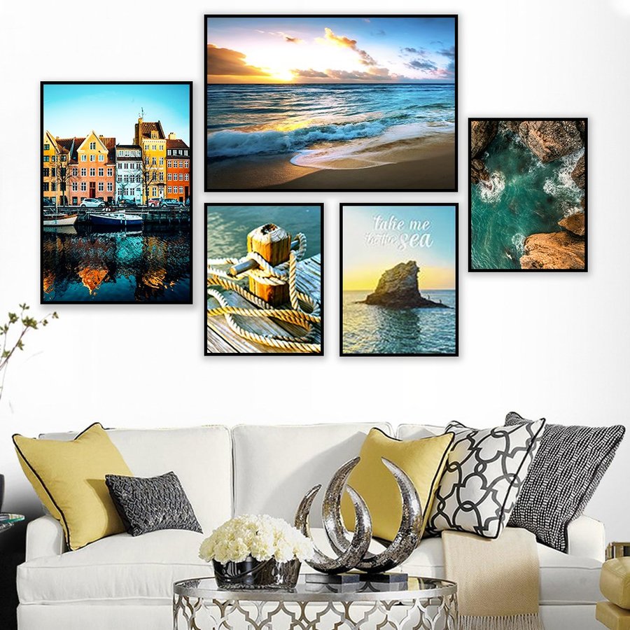 Tranh treo tường phong cảnh biển yên bình