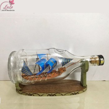 Thuyền trong chai phong thủy 24x10x12