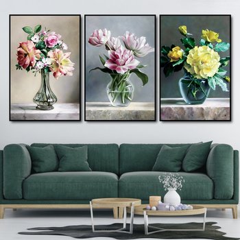 Tranh treo tường nghệ thuật hoa đa sắc