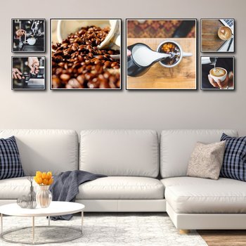 Tranh treo tường pha chế cà phê